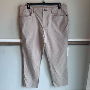 Public Rec Workday Pants Sand Khaki Performance Stretch Golf​